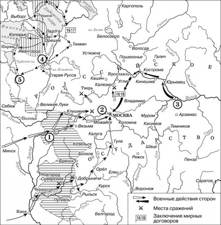 Карта 17 века егэ история